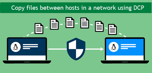 How to copy files between hosts in a network using DCP